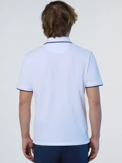 Polo Shirts^North Sails 'Polo Shirt With Logo Collar WHITE