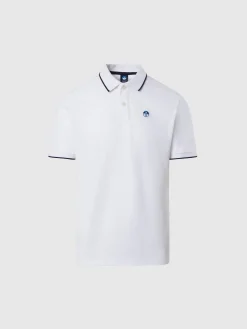Polo Shirts^North Sails 'Polo Shirt With Logo Collar WHITE