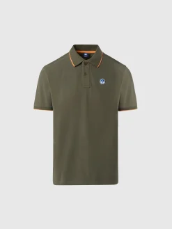 Polo Shirts^North Sails 'Polo Shirt With Logo Collar DUSTY OLIVE