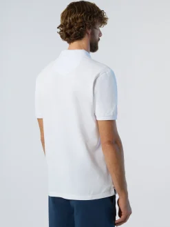 Polo Shirts^North Sails 'Polo Shirt With Logo Patch WHITE