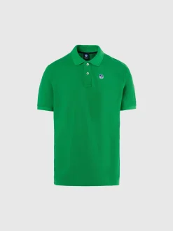Polo Shirts^North Sails 'Polo Shirt With Logo Patch GREEN BEE