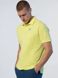 Polo Shirts^North Sails 'Polo Shirt With Logo Patch LIMELIGHT