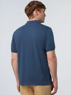 Polo Shirts^North Sails 'Polo Shirt With Logo Patch DARK DENIM