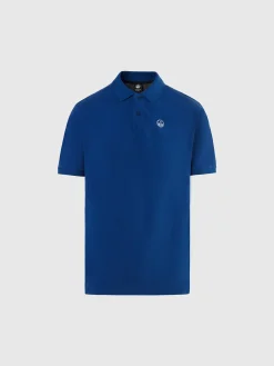 Polo Shirts^North Sails 'Polo Shirt With Logo Patch OCEAN BLUE
