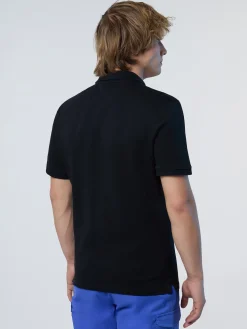 Polo Shirts^North Sails 'Polo Shirt With Logo Patch BLACK