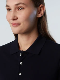 Outlet^North Sails 'Polo Shirt With Long Placket NAVY BLUE