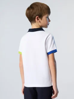 Polo Shirts^North Sails 'Polo Shirt With Mismatch Cuffs WHITE