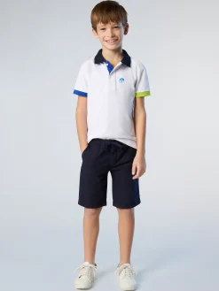 Polo Shirts^North Sails 'Polo Shirt With Mismatch Cuffs WHITE