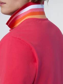 Polo Shirts^North Sails 'Polo Shirt With Striped Details WATERMELON