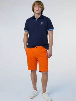 Polo Shirts^North Sails 'Polo Shirt With Striped Details NAVY BLUE