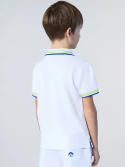 Polo Shirts^North Sails 'Polo Shirt With Striped Trims WHITE