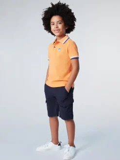 Polo Shirts^North Sails 'Polo Shirt With Striped Trims TANGERINE
