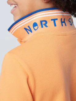 Polo Shirts^North Sails 'Polo Shirt With Striped Trims TANGERINE