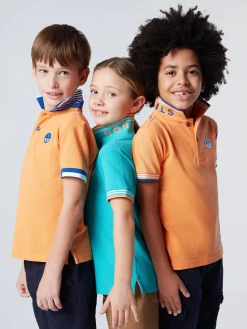 Polo Shirts^North Sails 'Polo Shirt With Striped Trims TANGERINE