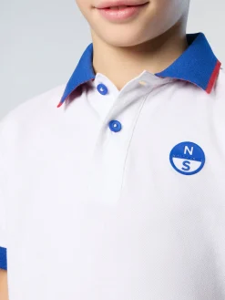 Polo Shirts^North Sails 'Polo Shirt With Two-tone Trims WHITE