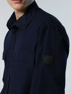 Outlet^North Sails 'Poplin Overshirt NAVY BLUE