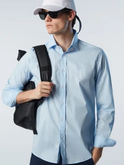Outlet^North Sails 'Poplin Shirt LIGHT BLUE