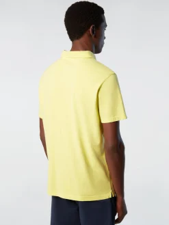Outlet^North Sails 'Recycled Jersey Polo Shirt LIGHT SULPHUR