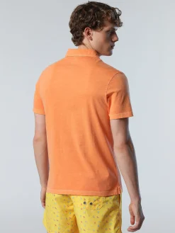 Outlet^North Sails 'Recycled Jersey Polo Shirt MELON