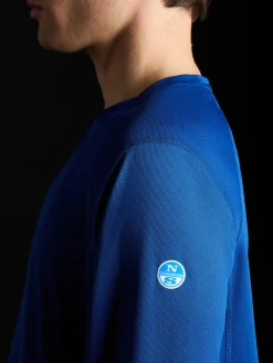 Deckwear & Footwear|T-shirts^North Sails 'Regatta Tech T Long Sleeve OCEAN BLUE