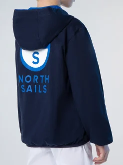 Jackets^North Sails 'Reversible Windbreaker SURF BLUE