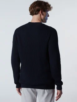 Outlet^North Sails 'Ribbed Crew-neck NAVY BLUE