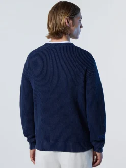 Sweaters & Cardigans^North Sails 'Ribbed Crew-neck Sweater NAVY BLUE