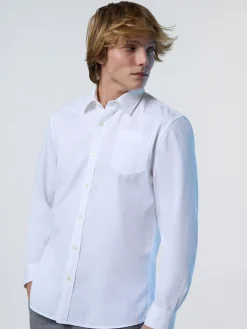Shirts^North Sails 'Shirt With Chest Pocket WHITE
