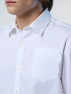 Shirts^North Sails 'Shirt With Chest Pocket WHITE