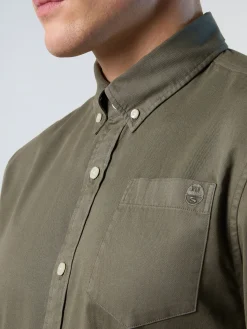 Shirts^North Sails 'Shirt With Chest Pocket DUSTY OLIVE