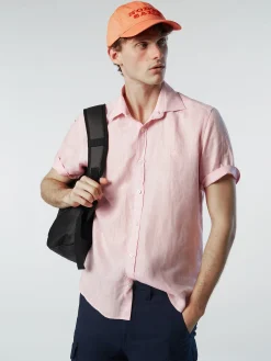 Outlet^North Sails 'Short-sleeve Linen Shirt TEA ROSE