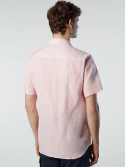 Outlet^North Sails 'Short-sleeve Linen Shirt TEA ROSE