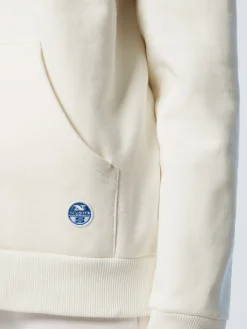 Outlet^North Sails 'Slogan Hoodie MARSHMALLOW