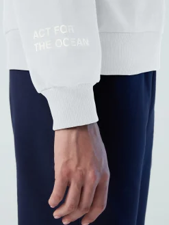 Outlet^North Sails 'Slogan Sweatshirt MARSHMALLOW