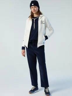 Outlet^North Sails 'Slogan Zipper-up Hoodie MARSHMALLOW