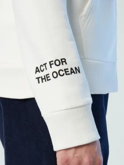 Outlet^North Sails 'Slogan Zipper-up Hoodie MARSHMALLOW