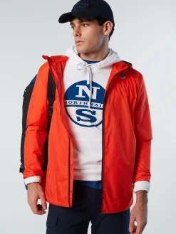 Outlet^North Sails 'Spinnaker Hooded Jacket BRIGHT ORANGE