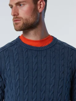 Sweaters & Cardigans^North Sails 'Stonewashed Cable-knit Sweater NAVY BLUE
