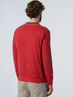 Sweaters & Cardigans^North Sails 'Stonewashed Honeycomb Sweater WATERMELON