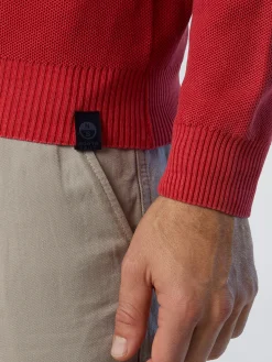 Sweaters & Cardigans^North Sails 'Stonewashed Honeycomb Sweater WATERMELON