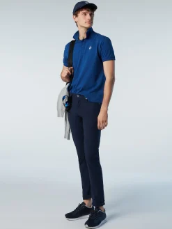 Outlet^North Sails 'Stretch Dobby Trousers NAVY BLUE