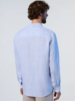 Shirts^North Sails 'Striped Linen Shirt COMBO 1 664317