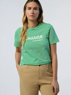 T-shirts & Tops^North Sails 'Striped Modal T-shirt With Slogan COMBO 3 093366