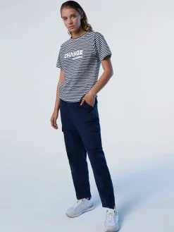 T-shirts & Tops^North Sails 'Striped Modal T-shirt With Slogan COMBO 1 093366