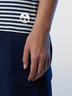 T-shirts & Tops^North Sails 'Striped Modal T-shirt With Slogan COMBO 1 093366