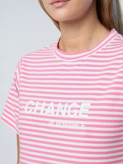 T-shirts & Tops^North Sails 'Striped Modal T-shirt With Slogan COMBO 2 093366