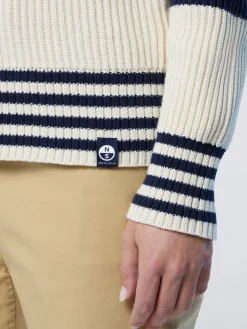Sweaters & Cardigans^North Sails 'Striped Ribbed Sweater COMBO 1 095477