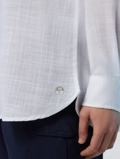 Shirts^North Sails Striped TENCEL WHITE