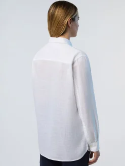 Shirts^North Sails Striped TENCEL WHITE