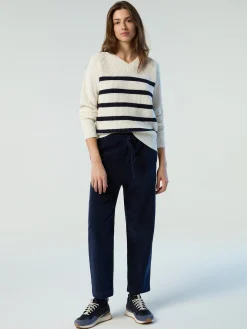Outlet^North Sails 'Striped V-neck Sweater COMBO 1 095460